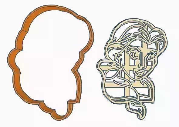 Beauty and the Beast Cookie Cutter Set