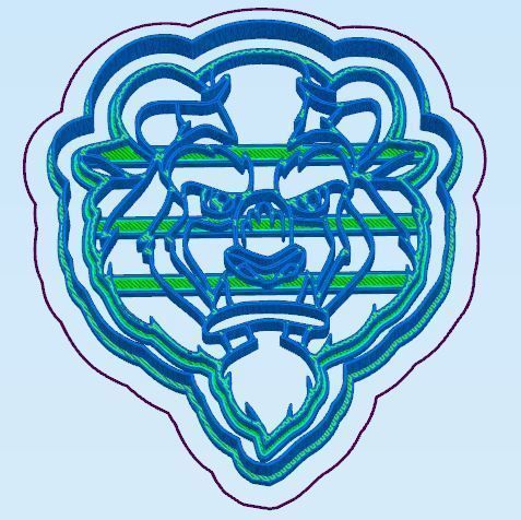 Beauty and the Beast Cookie Cutter Set 3D print model_3