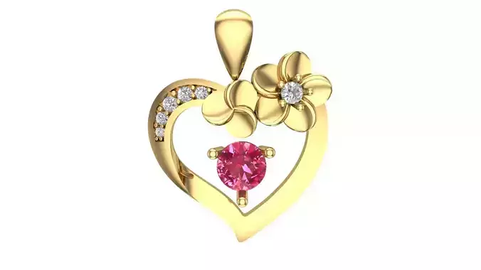 heart pendal