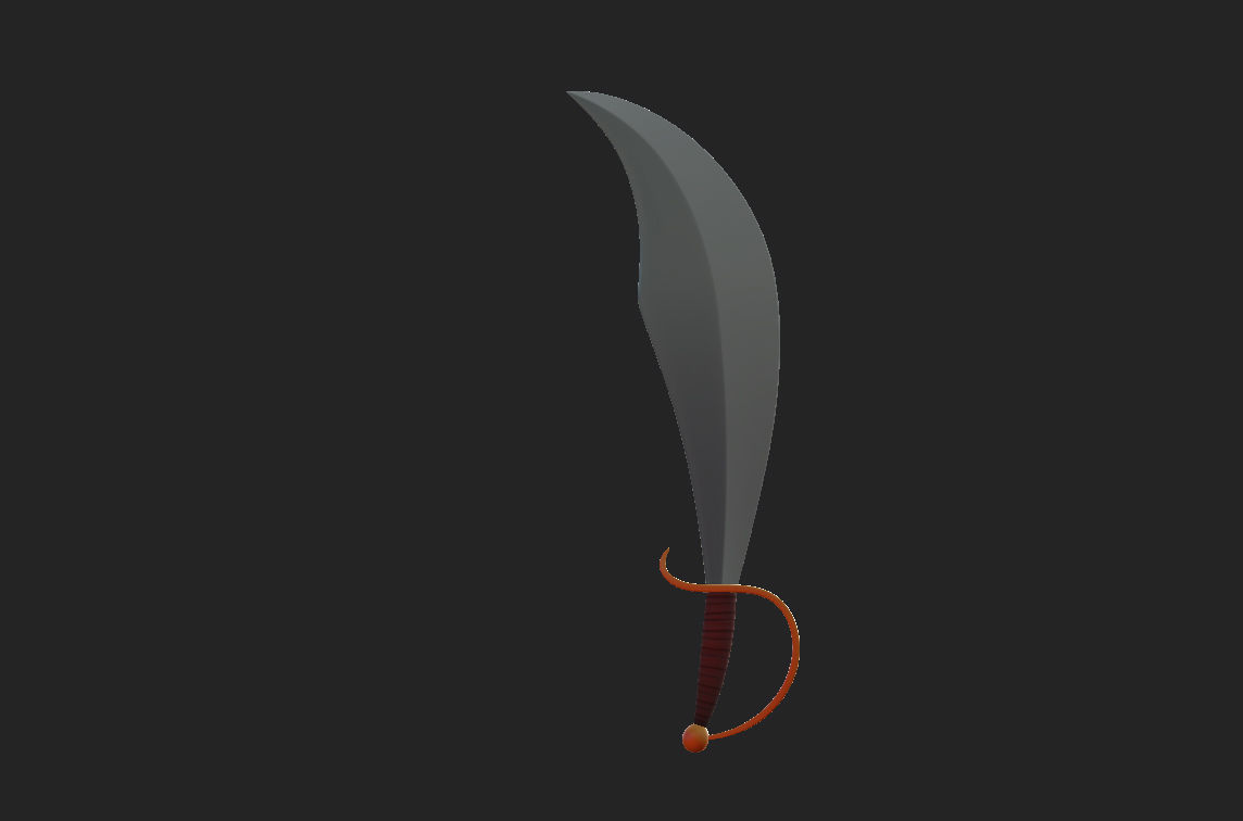Pirate Sword 3D model_12