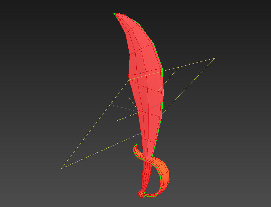 Pirate Sword 3D model_20