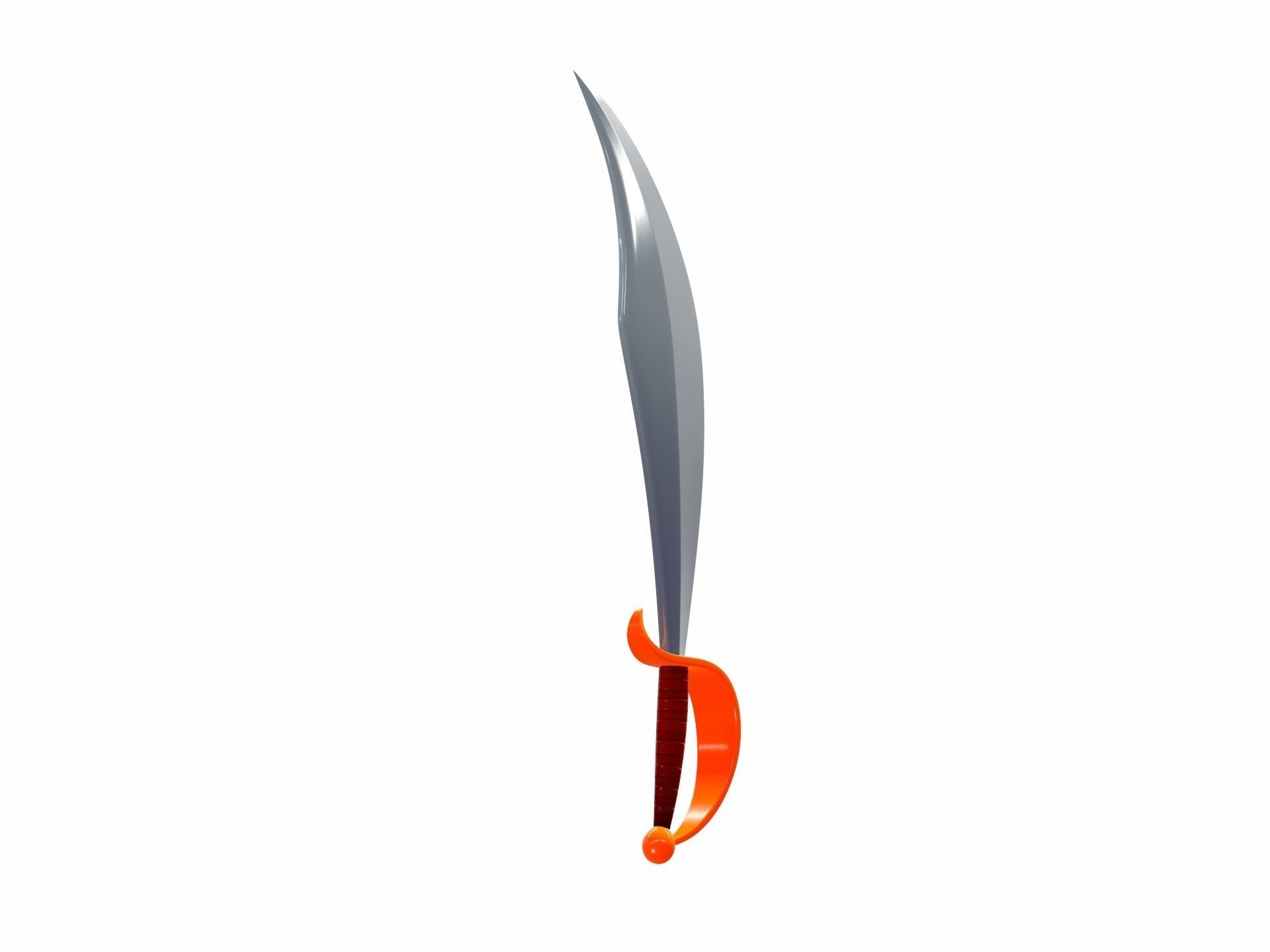 Pirate Sword 3D model_5