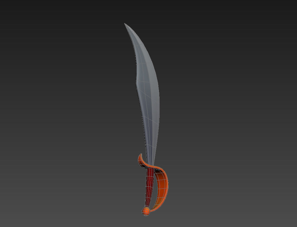 Pirate Sword 3D model_19
