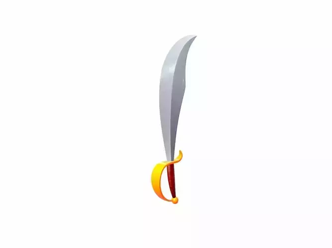 Pirate Sword 3D model