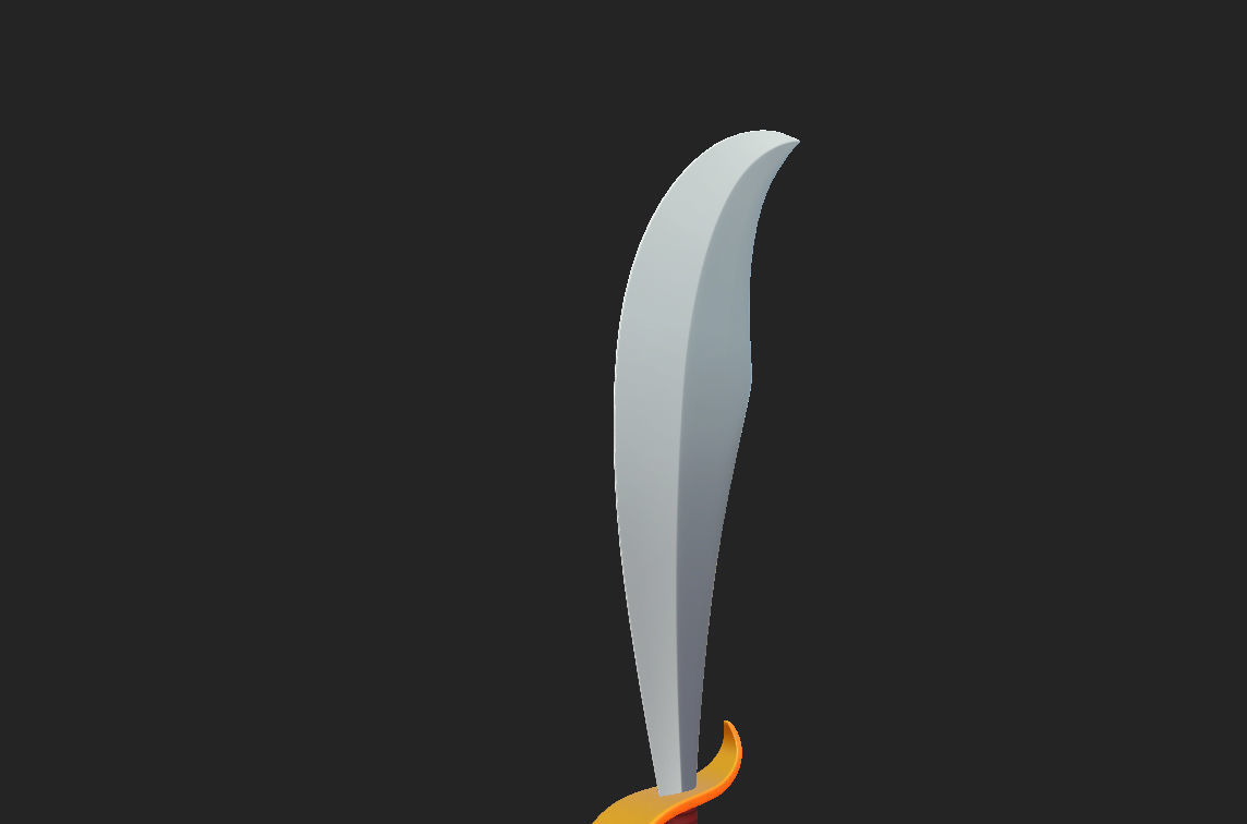Pirate Sword 3D model_16