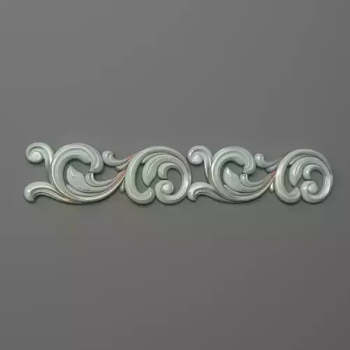 Onlay decorative scroll design