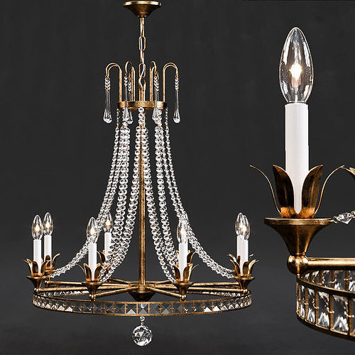 Louis Chandelier 3D model