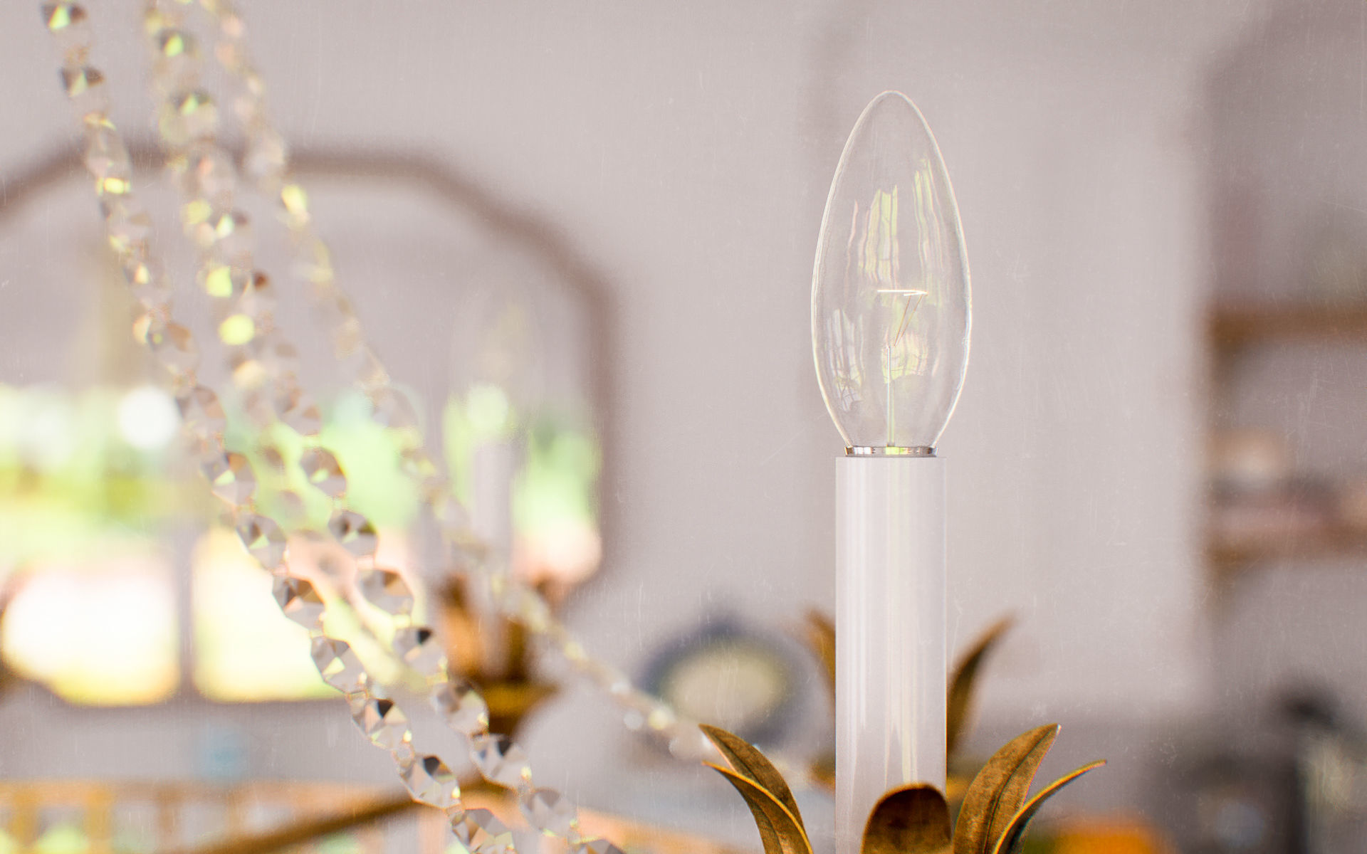 Louis Chandelier 3D model_7