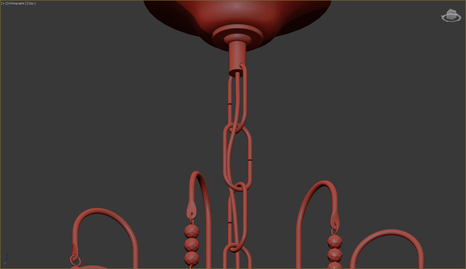 Louis Chandelier 3D model_10