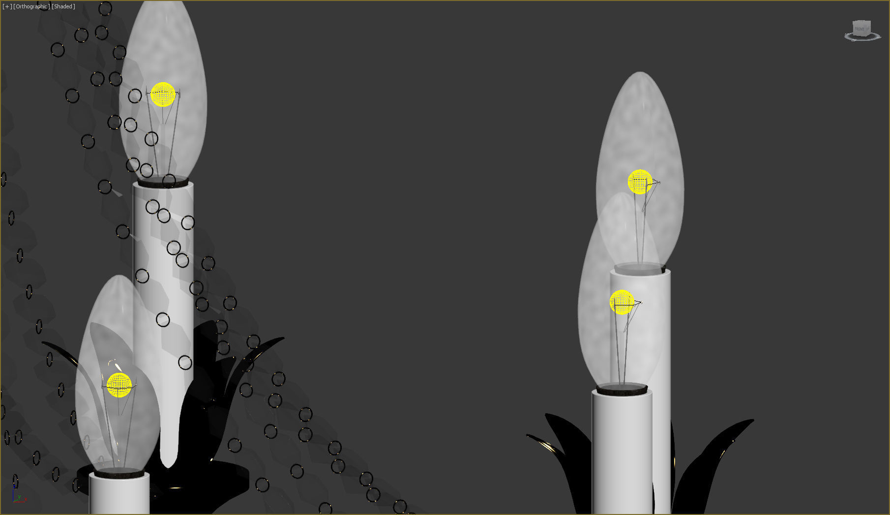 Louis Chandelier 3D model_16