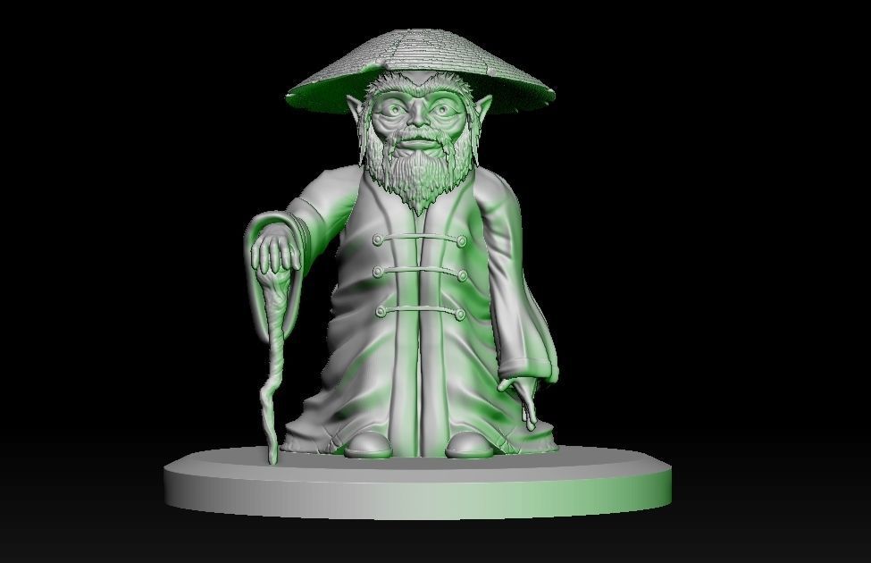 Master Dohko 3D print model_1