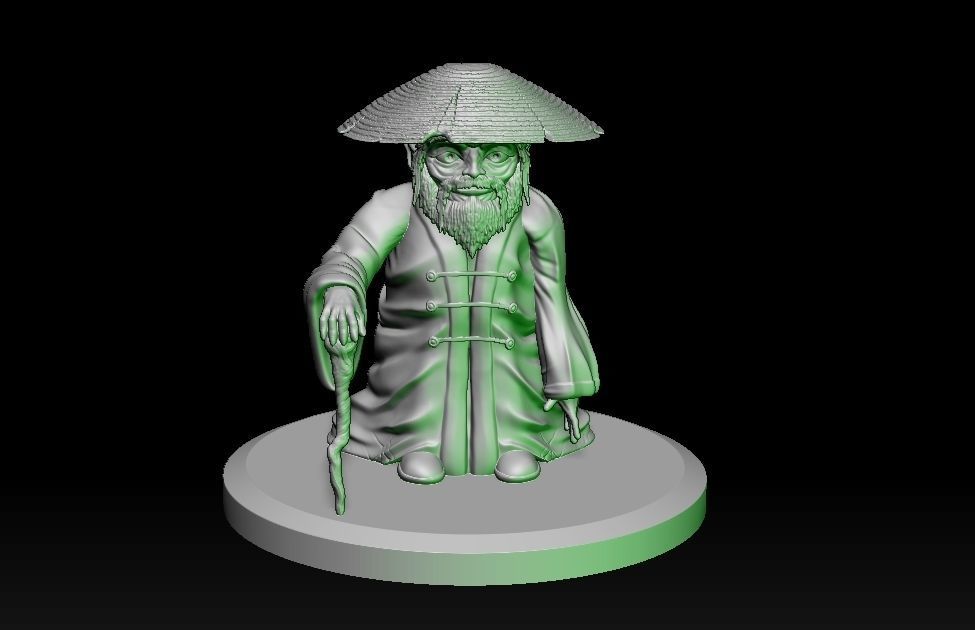 Master Dohko 3D print model_5