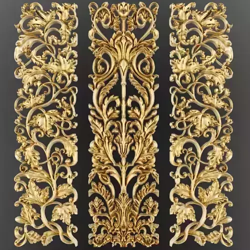 DECORATIVE GOLD COLOR MODEL