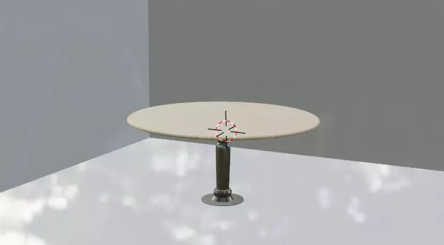 Table round 3D model_0