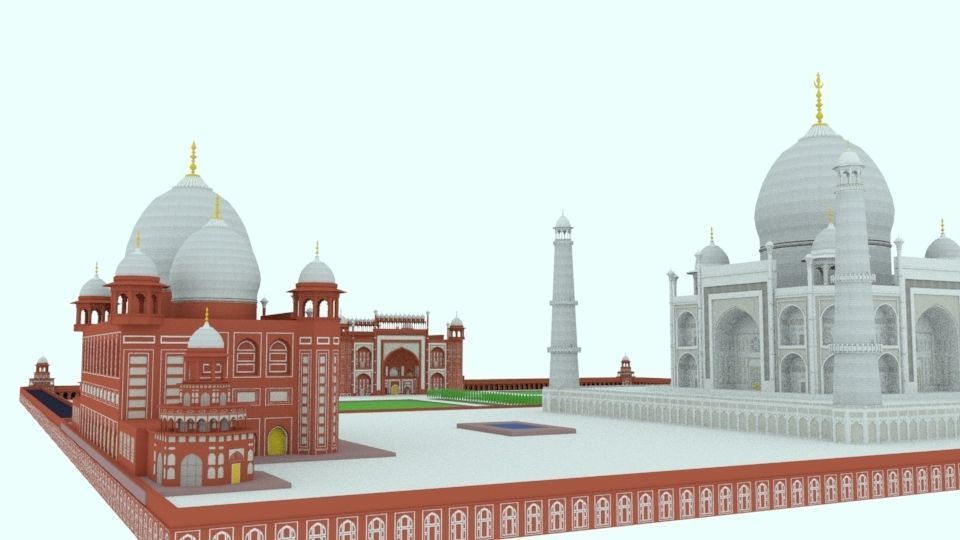 TajMahal taj mahal 3D model_5