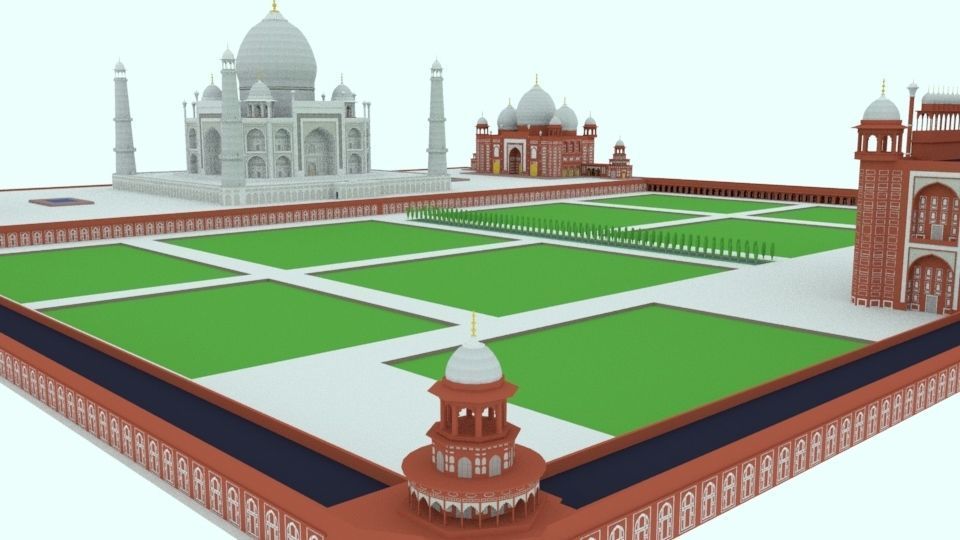 TajMahal taj mahal 3D model_26