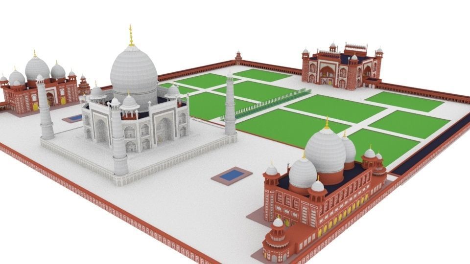 TajMahal taj mahal 3D model_23