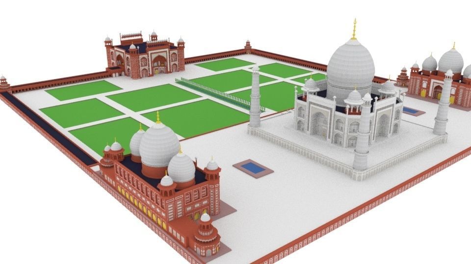 TajMahal taj mahal 3D model_22