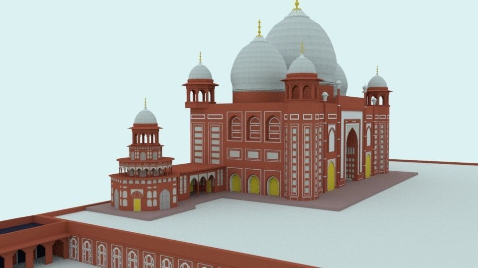 TajMahal taj mahal 3D model_15