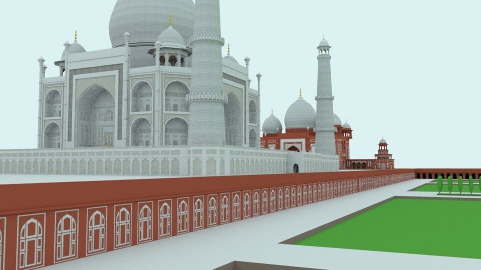 TajMahal taj mahal 3D model_11