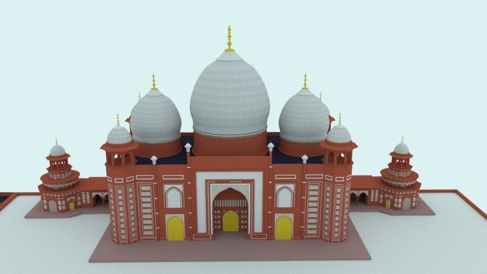 TajMahal taj mahal 3D model_14