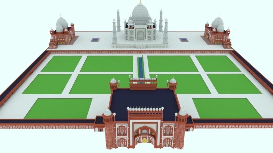 TajMahal taj mahal 3D model_25