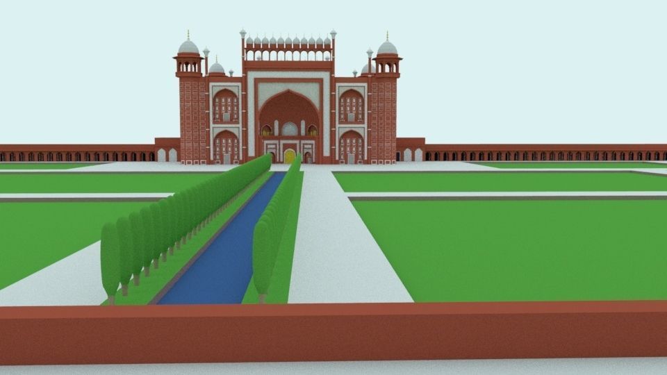 TajMahal taj mahal 3D model_21