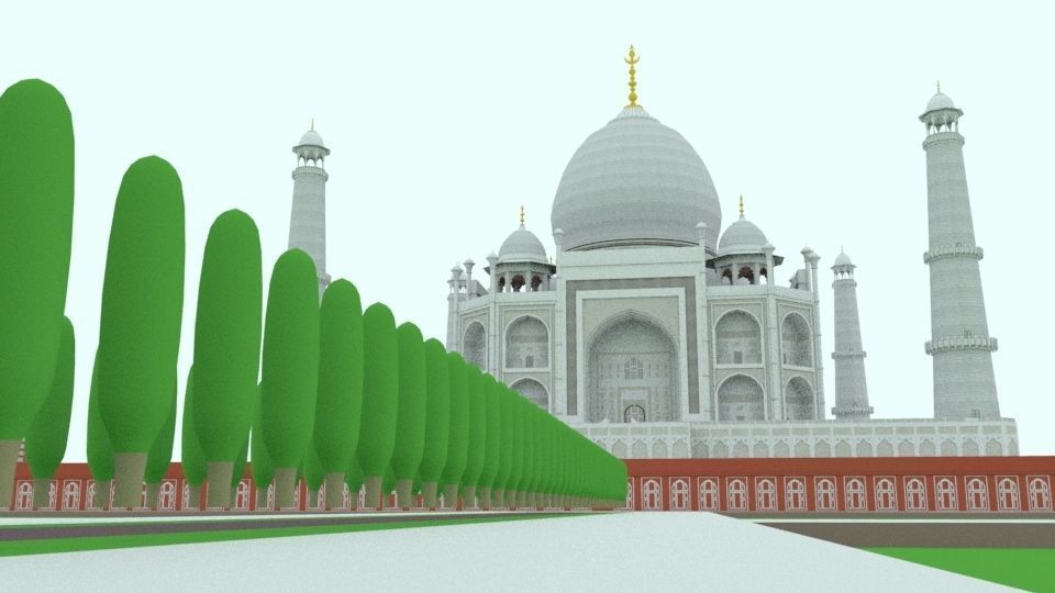 TajMahal taj mahal 3D model_7