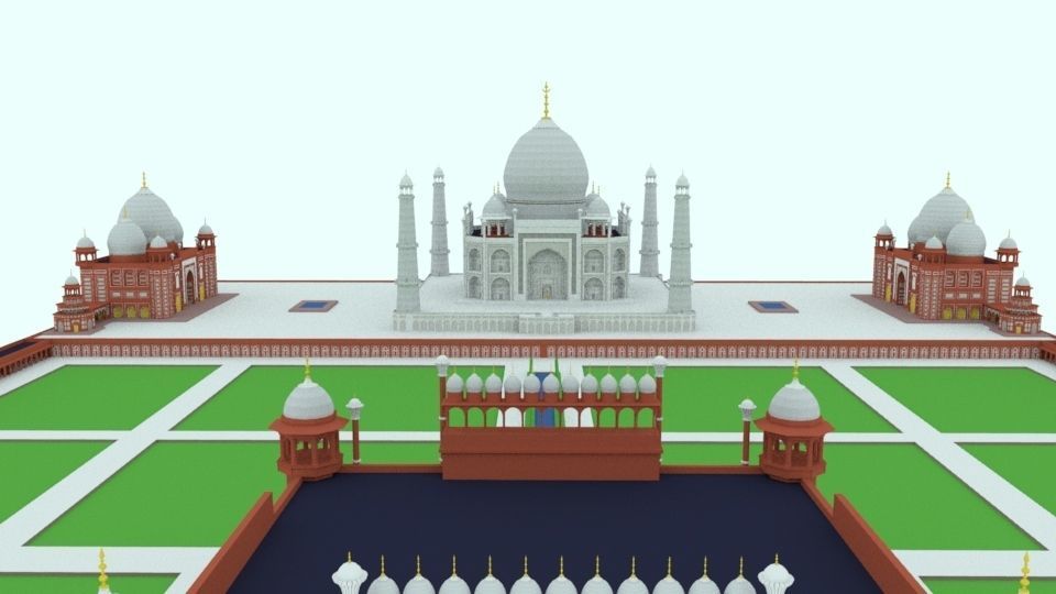 TajMahal taj mahal 3D model_6