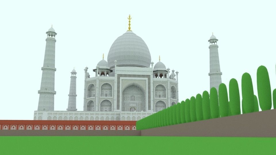 TajMahal taj mahal 3D model_8