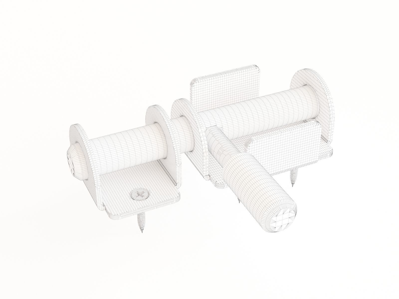 Door lock 01 3D model_1