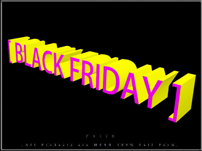 BLACK FRIDAY - K Low-poly 3D model_3