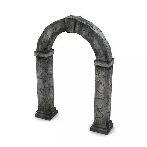 Ancient Stone Portal 3D Model 3D model