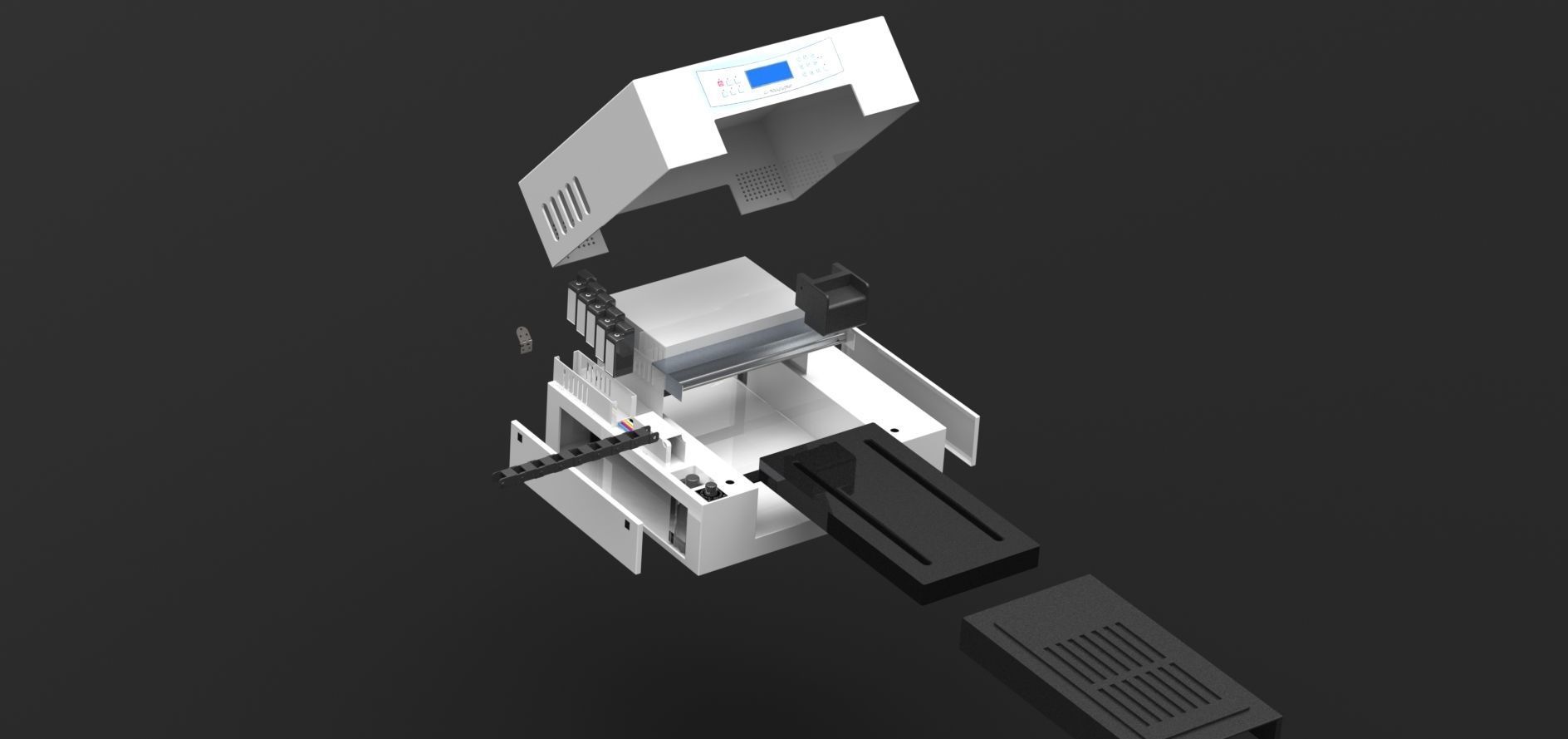 UV Printer 3D Model 3D model_2