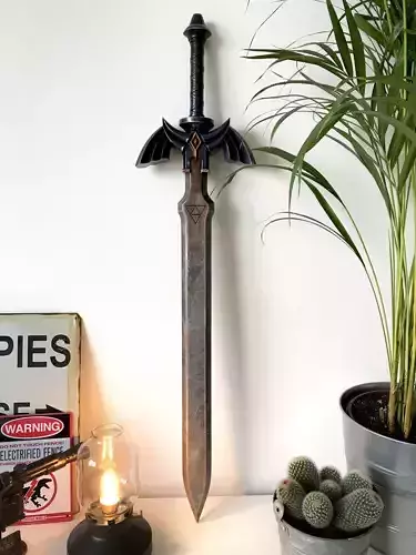 The Legend of Zelda Breath of the Wild Links Master Sword 3D print model