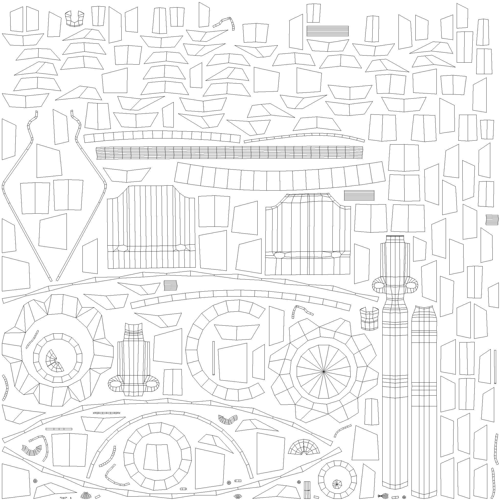 Soviet F1 grenade Low-poly 3D model_9