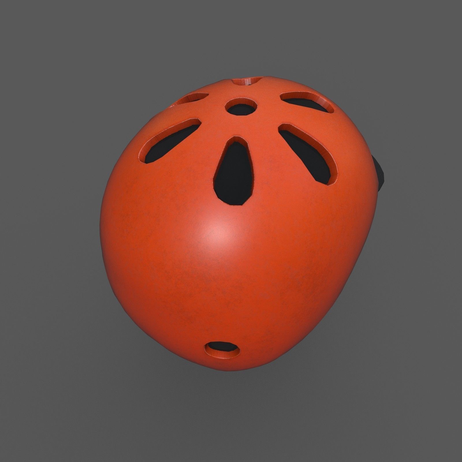 Helmet sport Color 3d Generic fantasy low poly  Low-poly 3D model_3