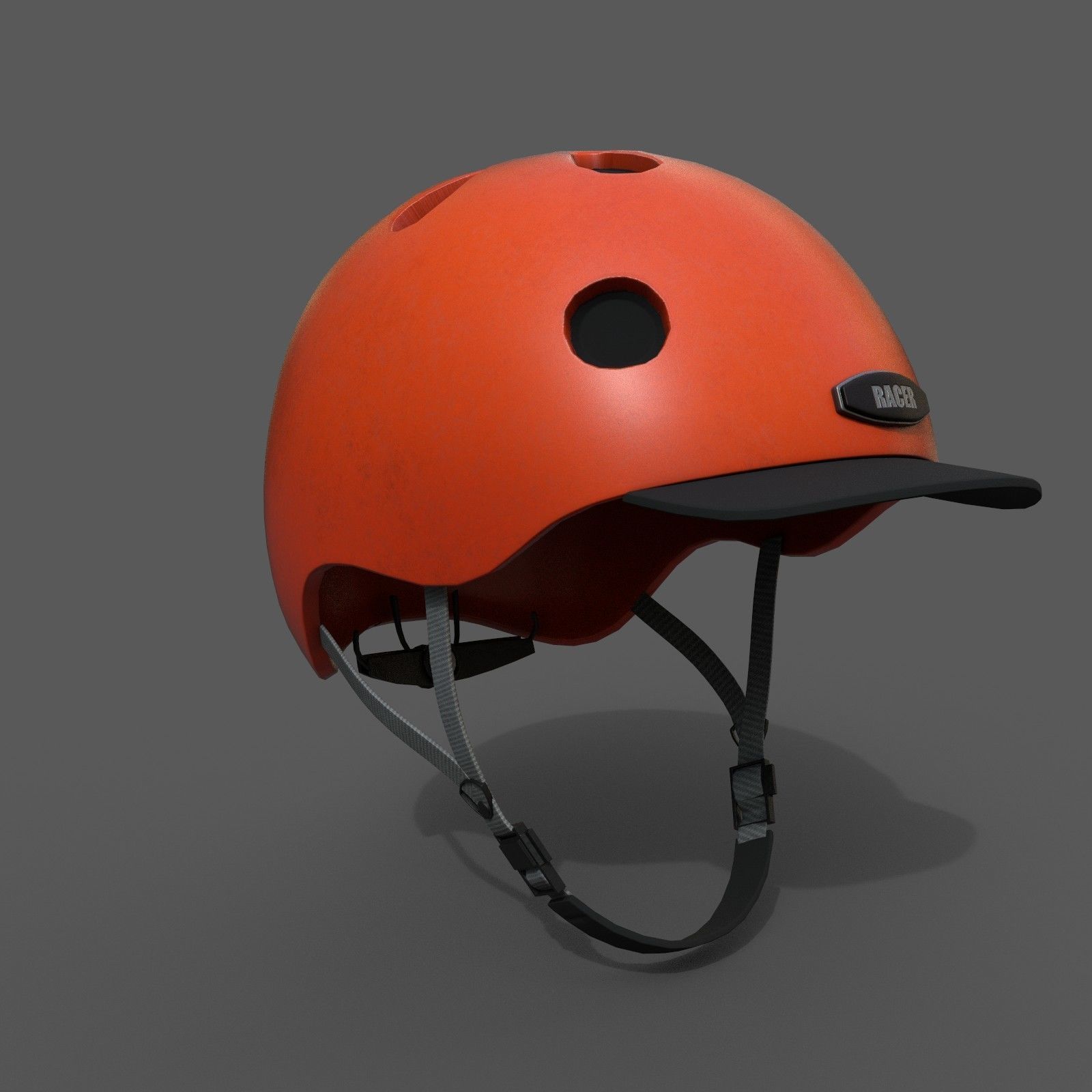 Helmet sport Color 3d Generic fantasy low poly  Low-poly 3D model_2