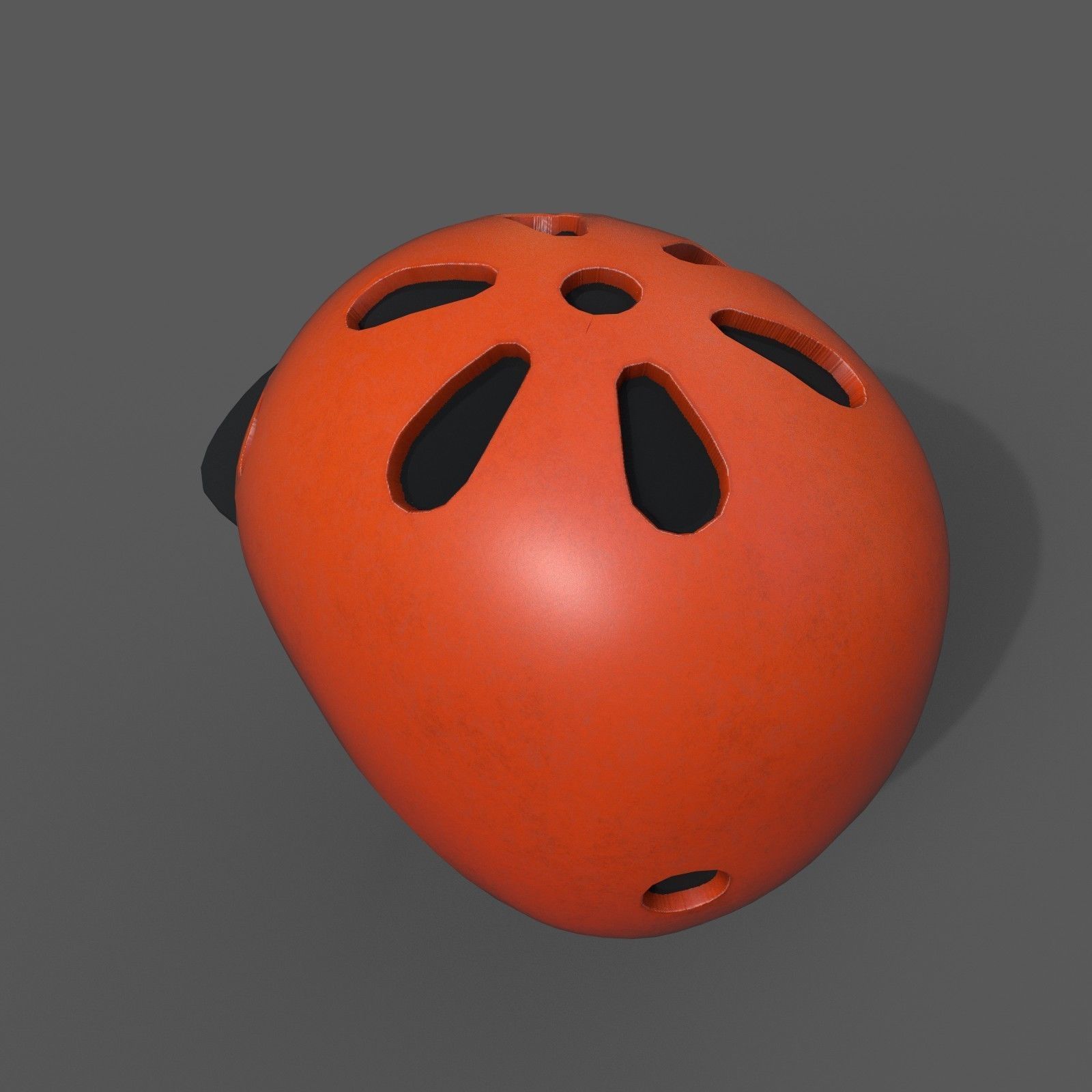 Helmet sport Color 3d Generic fantasy low poly  Low-poly 3D model_4