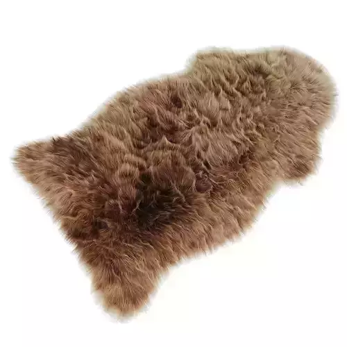 skold sheepskin rug 3D model