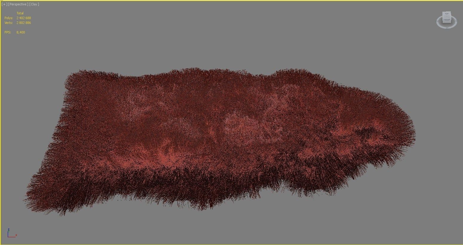 skold sheepskin rug 3D model_6