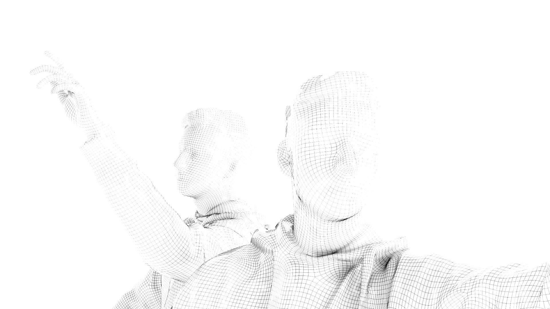 Young man on a skooter 27 Low-poly 3D model_9