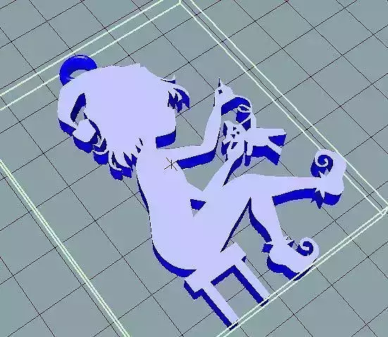 Elf Christmas Ornament 3D print model