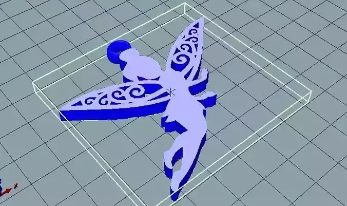 Tinkerbell Christmas  Ornament  3D print model