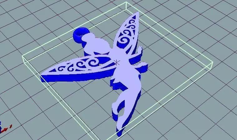 Tinkerbell Christmas  Ornament  3D print model_0