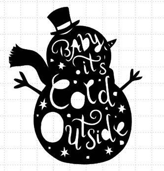 Snow doll christmas ornament  3D print model_1