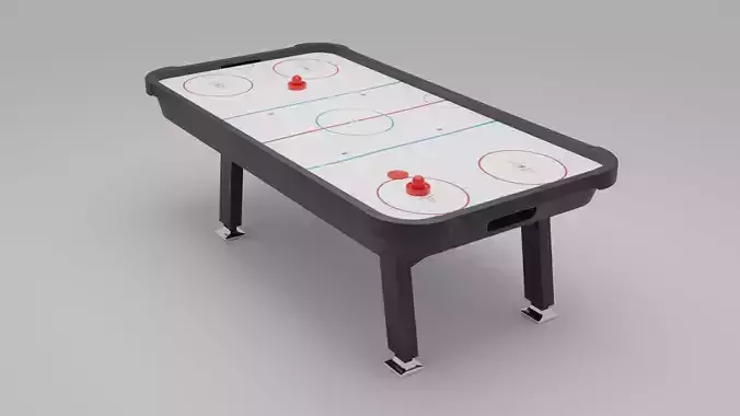 3D Air Hockey Table - Blender