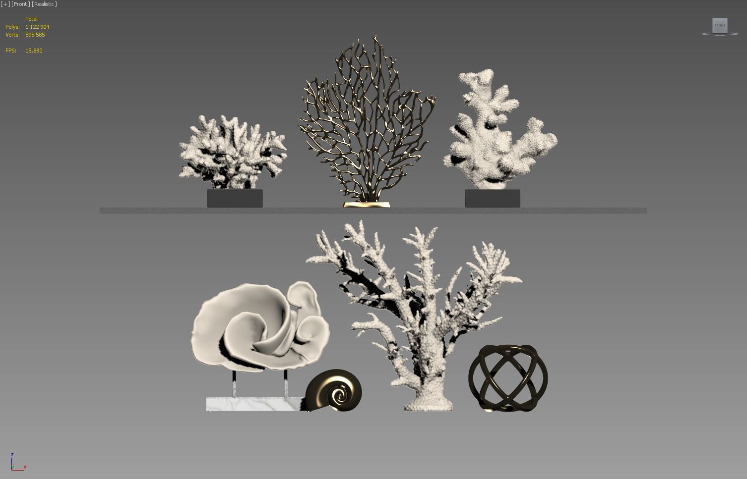 Decor Set 43 3D model_5