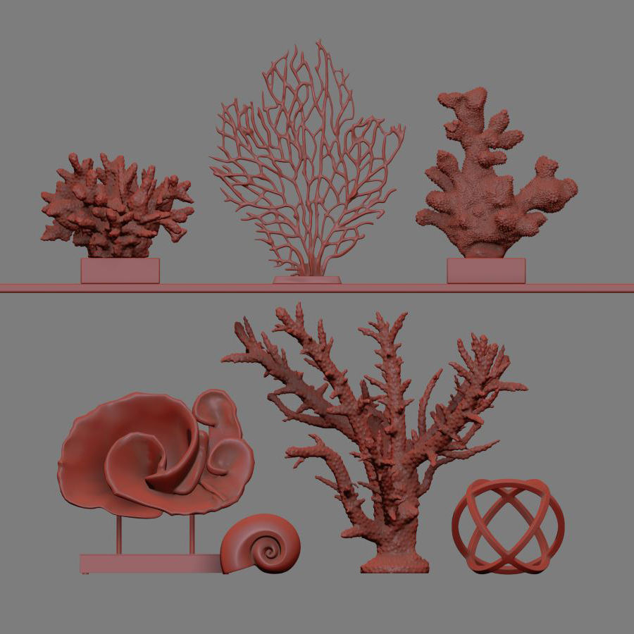 Decor Set 43 3D model_4