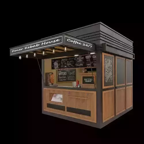 Doner Kebab House 3D model